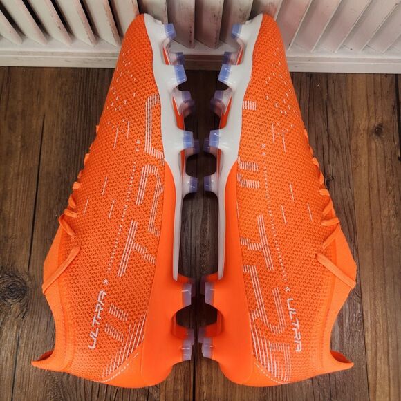 Puma Men's Vibrant Orange Athletic Cleats - Picture 6 of 11